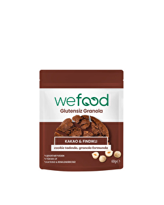 Wefood Glutensiz Granola Kakao & Fındık 60 g