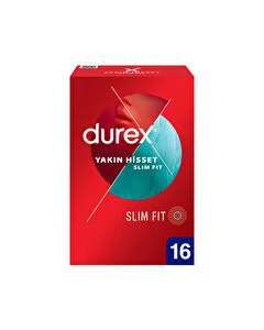 Durex Prezervatif Yakın Hisset Slim Fit 16'lı