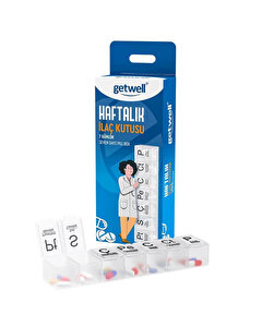 Getwell Haftalık İlaç Kutusu 1 adet