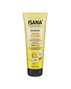 Isana Professional Sarı ve Parlak Şampuan Doğal Sarışın ve Boyalı Sarı Saçlar 250 ml