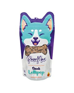 Pawmax Steak Lollipop Tahılsız Kurutulmuş Köpek Ödül Maması 10 gr