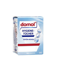Domol Hijyen Sağlayıcı Bez 15'li Tekli Paket 15 adet