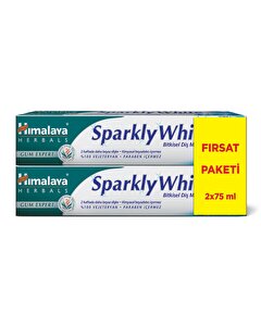 Himalaya Diş Macunu Bitkisel Sparkly White 75 ml x2