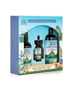 Hello Jeju 3'lü Biberiye Seti Şampuan 400 ml + Yağ 30 ml + Tonik 250 ml 3'lü Set