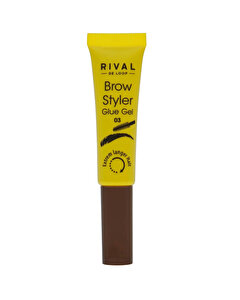 Rival de Loop Kaş Şekillendirici Jel Maskara No.03 Dark Brown