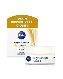 Nivea Yüz Kremi Kırışıklık Karşıtı + Yenileyici 55+ 50 ml