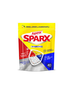 Asperox Sparx Diamond 40'lı  Bulaşık Makinesi Kapsülü