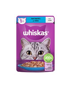 Whiskas Yaş Kedi Maması Poşet Ton Balıklı 85 gr