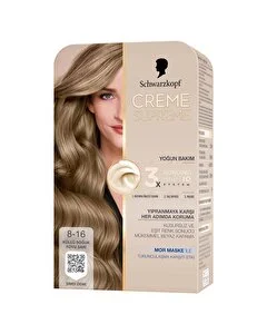 Creme Supreme Saç Boyası 8-16 Küllü Soğuk Koyu Sarı 1 adet