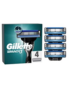 Gillette Mach3 Tıraş Bıçağı Yedek 4 adet