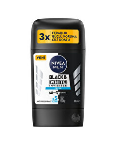 Nivea Men Stick Deodorant Black&White Invisible Fresh 50 ml