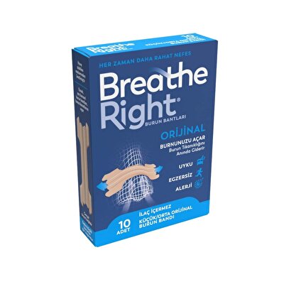 Breathe Right Breathe Right Burun Bandı 10 adet