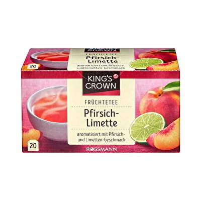 King's Crown King's Crown Bitki Çayı Şeftali Misket Limonlu 20'li
