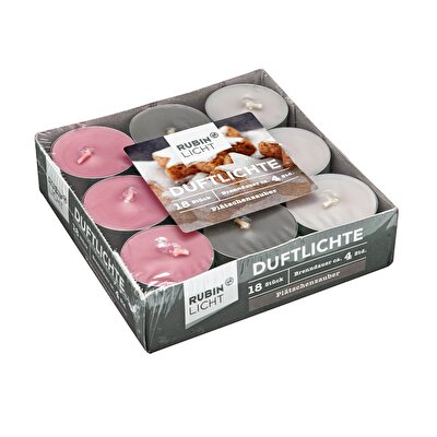 Rubin Licht Rubinlicht Tealight Kokulu Kurabiye Büyüsü 18'li