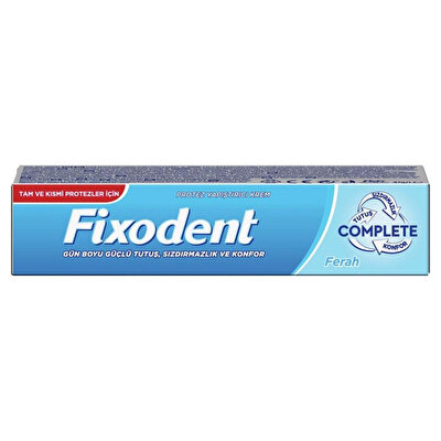 Fixodent Fixodent Protez Yapıştırıcı Krem Complete Ferah 47 gr
