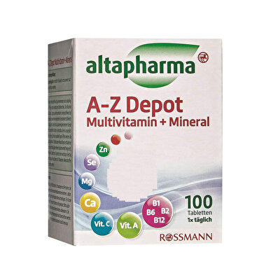Altapharma Altapharma Multivit Mineral A-Z Tablet 100'lü 138 gr