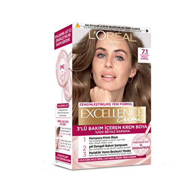 L’Oréal Paris L’Oréal Paris Excellence Creme Saç Boyası Küllü Kumral 7.1