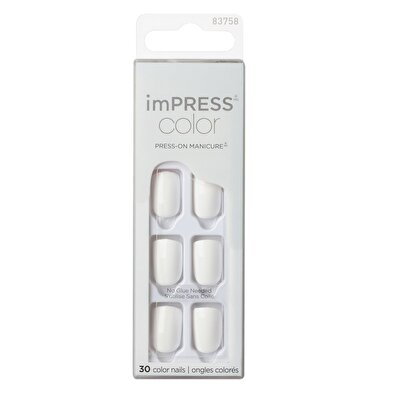 Impress Impress Color Kendinden Yapışkanlı Takma Tırnak Kısa Frosting