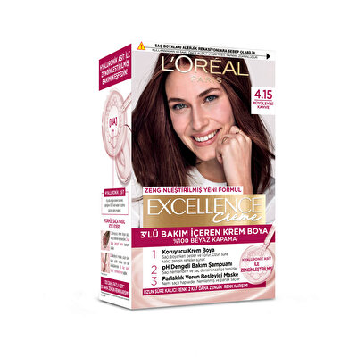 L’Oréal Paris L’Oréal Paris Excellence Creme Saç Boyası Büyüleyici Kahve 4.15