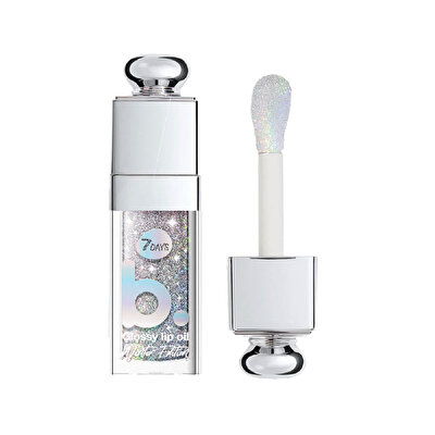 7Days 7Days B.Colour Parlak Dudak Yağı Winter Edition, 02 Holo Baby