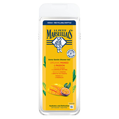 Le Petit Marseillais Le Petit Marseillais Duş Jeli Organik Mango & Organik Çarkıfelek Meyvesi 400 ml