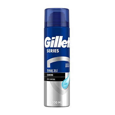 Gillette Gillette Tıraş Jeli Cleansing with Chorcoal 200 ml