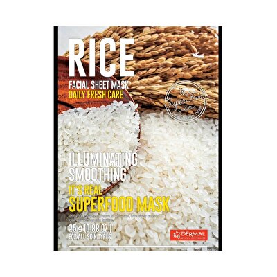 Dermal Dermal Superfood Kağıt Maske Pirinç
