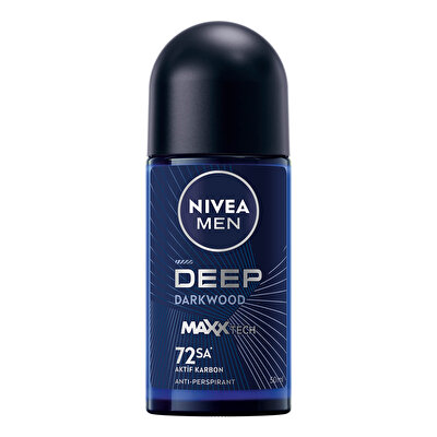 Nivea Men Nivea Men Erkek Roll-on Deodorant 72h Anti-Perspirant Deep Dimension 50 ml