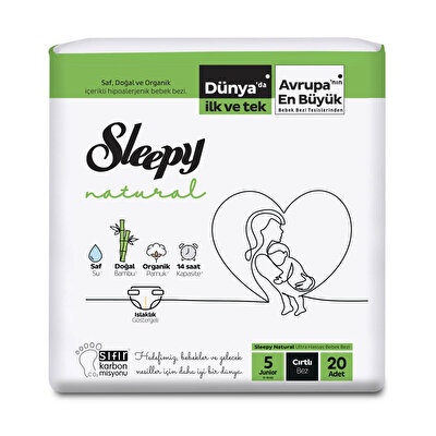 Sleepy Baby Sleepy Bebek Bezi Jumbo 5 Beden Junior 20'li