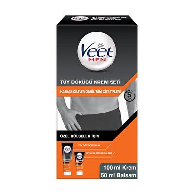 Veet Men Veet Men Tüy Dökücü Krem Intimate Kit 100 ml & 50 ml