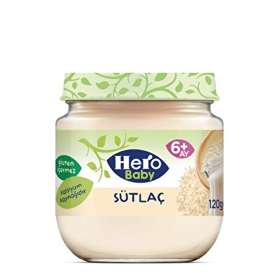 Hero Baby Hero Baby Sütlaç Kavanoz Mama 120 gr