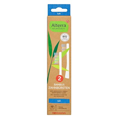 Alterra Alterra Double Pack 2'li Yumuşak Diş Fırçası Bambu