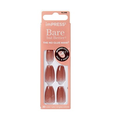 Impress Impress Yapışkanlı Tırnak Bare But Butter 30'lu