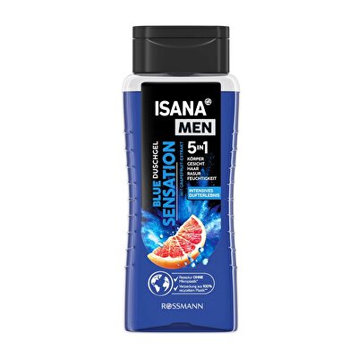 Isana Men Isana Men Duş Jeli 5 in 1 Blue Sensation 300 ml