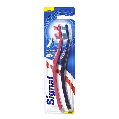 Signal Signal Diş Fırçası Ergonomik Orta 2'li