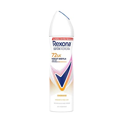Rexona Rexona Kadın Sprey Deodorant Energize Bergamot Yeşil Elma 150 ml