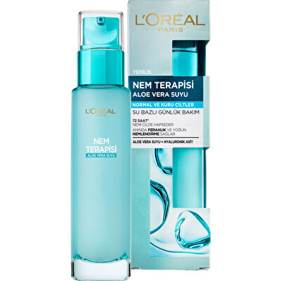 L’Oréal Paris L’Oréal Paris Nem Terapisi Aloe Vera Suyu Kuruya Ciltler için Su Bazlı Günlük Bakım 1 Adet
