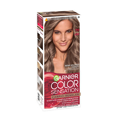Garnier Garnier Color Sensation Saç Boyası 7.11 Küllü Kumral