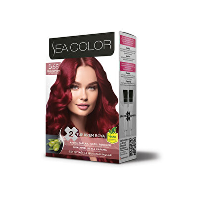 Sea Color Sea Color Kit Boya 5.65 Çilek Kırmızısı 1 adet