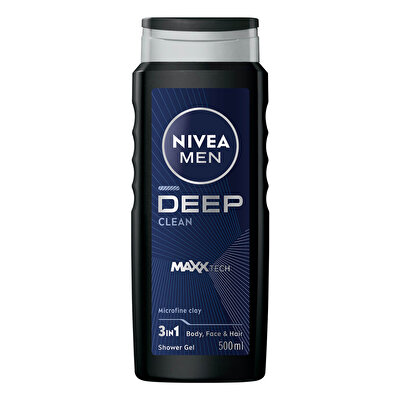 Nivea Men Nivea Men Erkek Deep Dimension Banyo Ve Duş Jeli 500 ml, Vücut Saç Ve Yüz