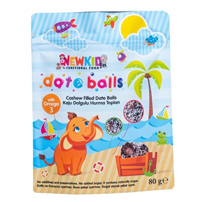 Newkid Newkid Functional Hurma Topu Kajulu 80 gr