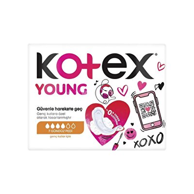 Kotex Kotex Young Hijyenik Ped Gündüz 7'li