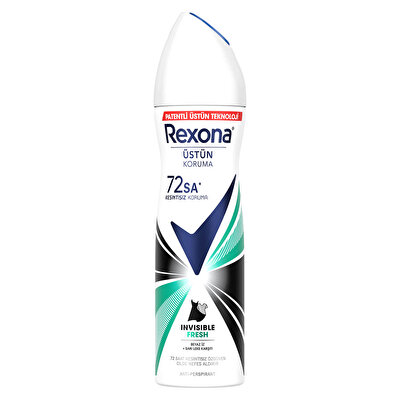 Rexona Rexona Kadın Sprey Deodorant 72h Invisible Fresh 150 ml