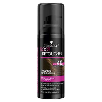 Schwarzkopf Schwarzkopf Kapatıcı Root Retoucher Koyu Kahverengi 100 ml