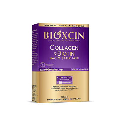 Bioxcin Bioxcin Hacim Verici Şampuan Collagen&Biotin 300 ml