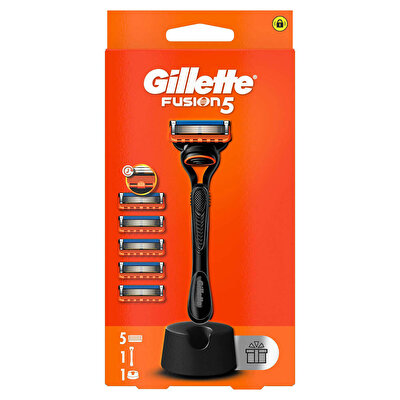 Gilette Gilette Fusion Tıraş Makinesi 5'li Yedek Başlık ve Stand