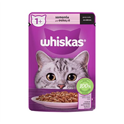 Whiskas Whiskas Yaş Kedi Maması Poşet Somonlu 85 gr