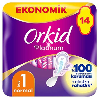 Orkid Orkid Hijyenik Ped Ultra Platinum Eko Normal 14'lü