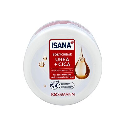 Isana Isana Kavanoz Vücut Kremi %5 Üre ve Cica 400 ml