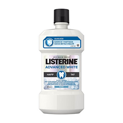 Listerine Listerine Ağız Bakım Suyu Advanced White Hafif Tat 500 ml